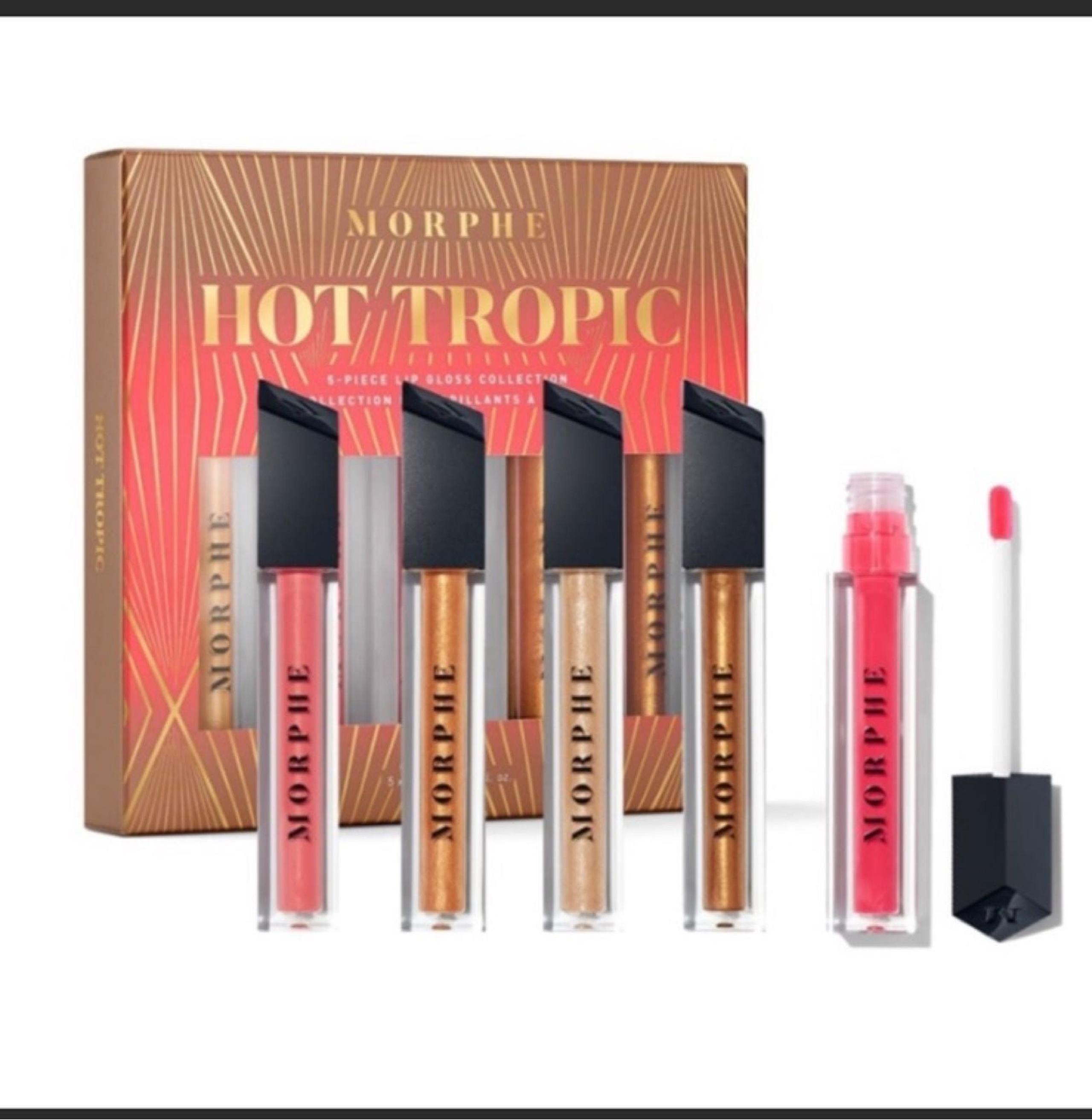 Morphe Hot Tropic 5 Piece Lip Gloss Collection