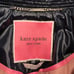 Kate Spade Navy Blue Herringbone Quilted Hood Puffer Jacket