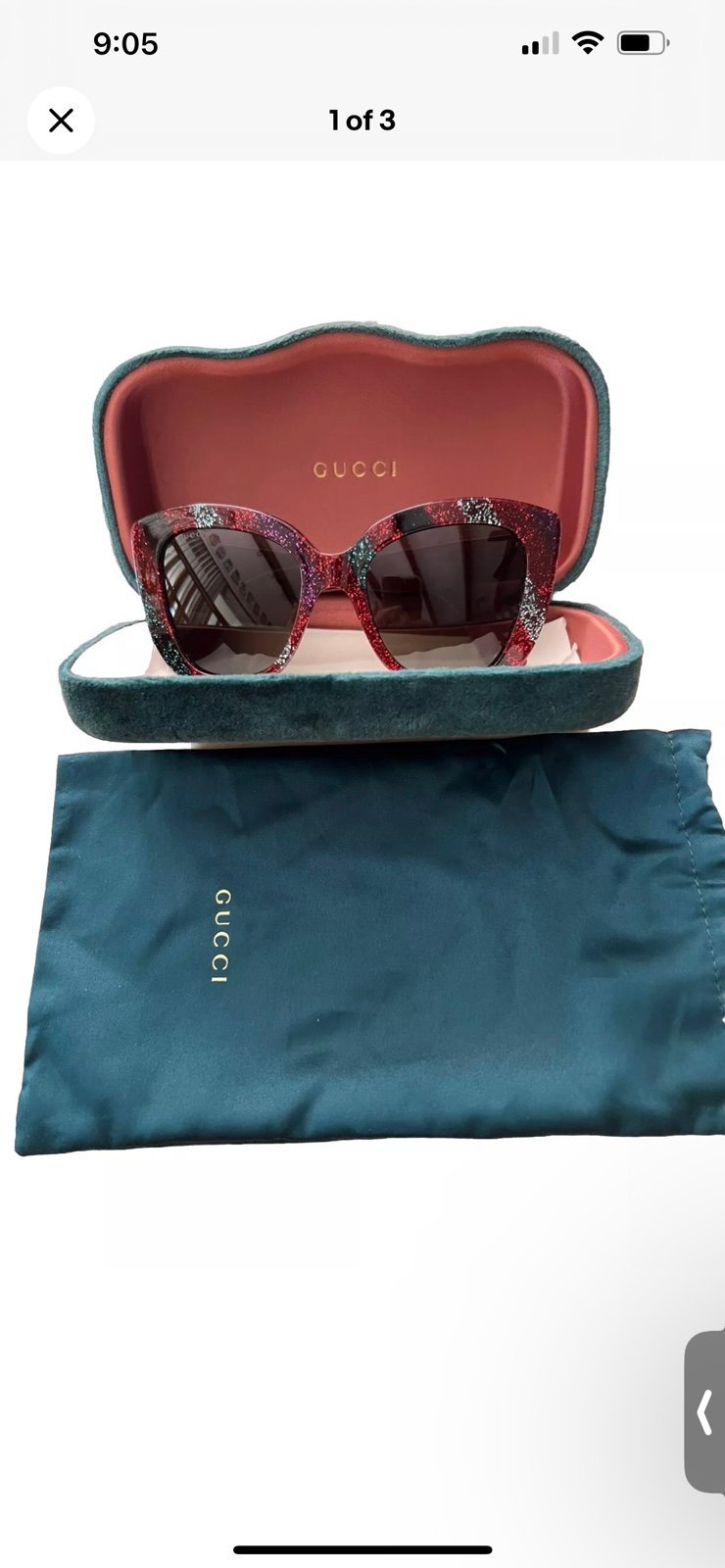Gucci cat eye sunglasses for women