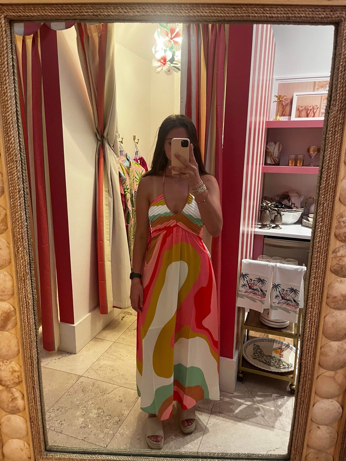 seaside style cabana dress
