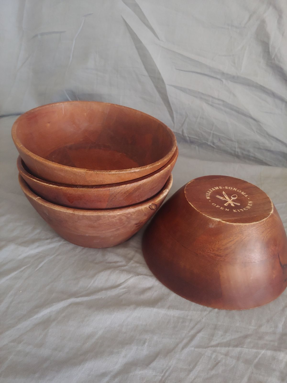 williams sonoma solid wood bowls 4