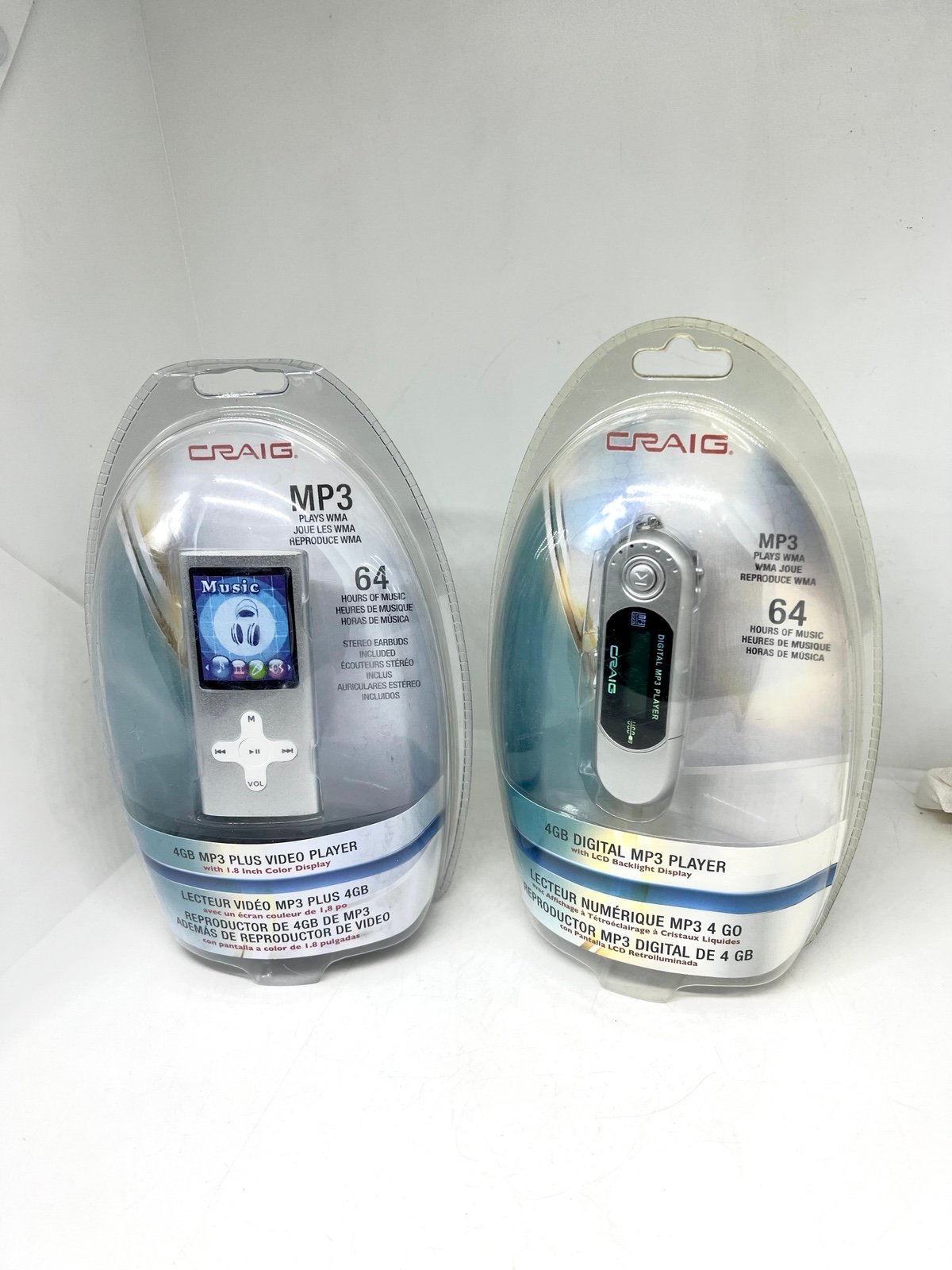 CRAIG~NIB~(2) Two MP3 Players