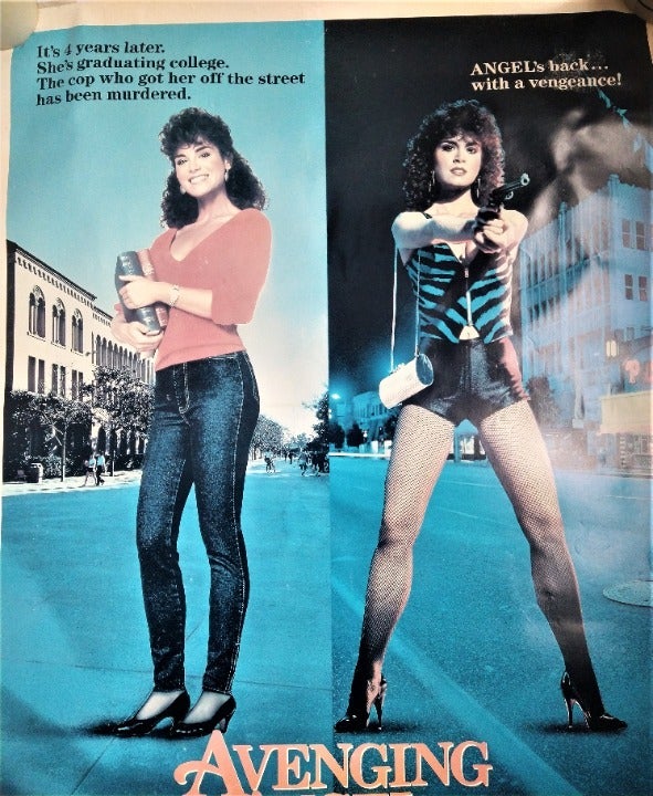 1985 original AVENGING ANGEL one-sheet movie poster