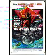 SPY WHO LOVED ME Vintage Theatrical Folded One-Sheet Movie Poster 27 x 41