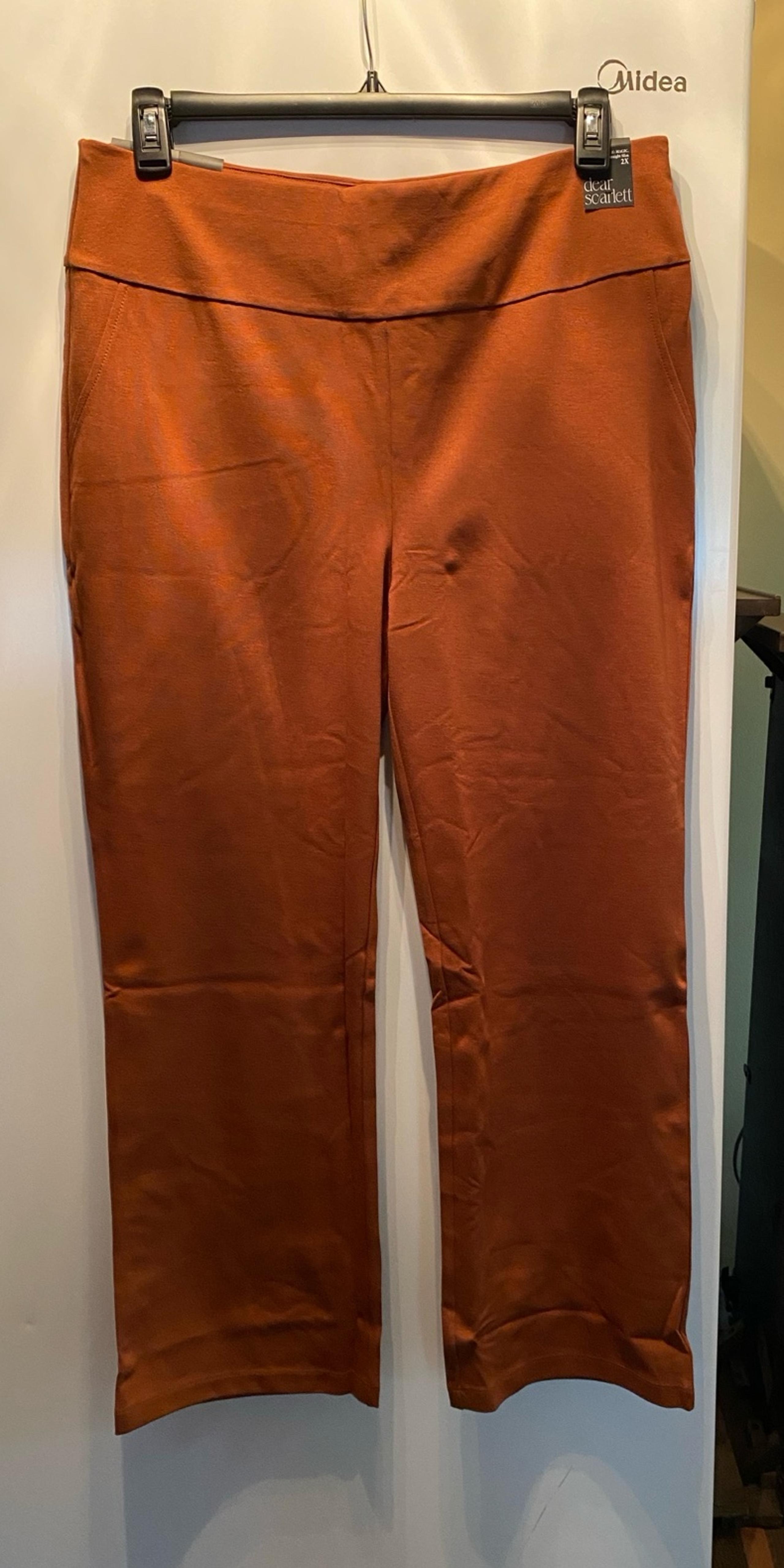 Dear Scarlett straight leg pants, size 2x - New in package and with tags