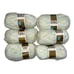 New Berella Pastels Vintage Yarn 4 Worsted 3.5 Oz Acrylic Lot 6 Skeins Baby Gift