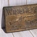 Vintage Brass Winchester Repeating Arms Belt Buckle