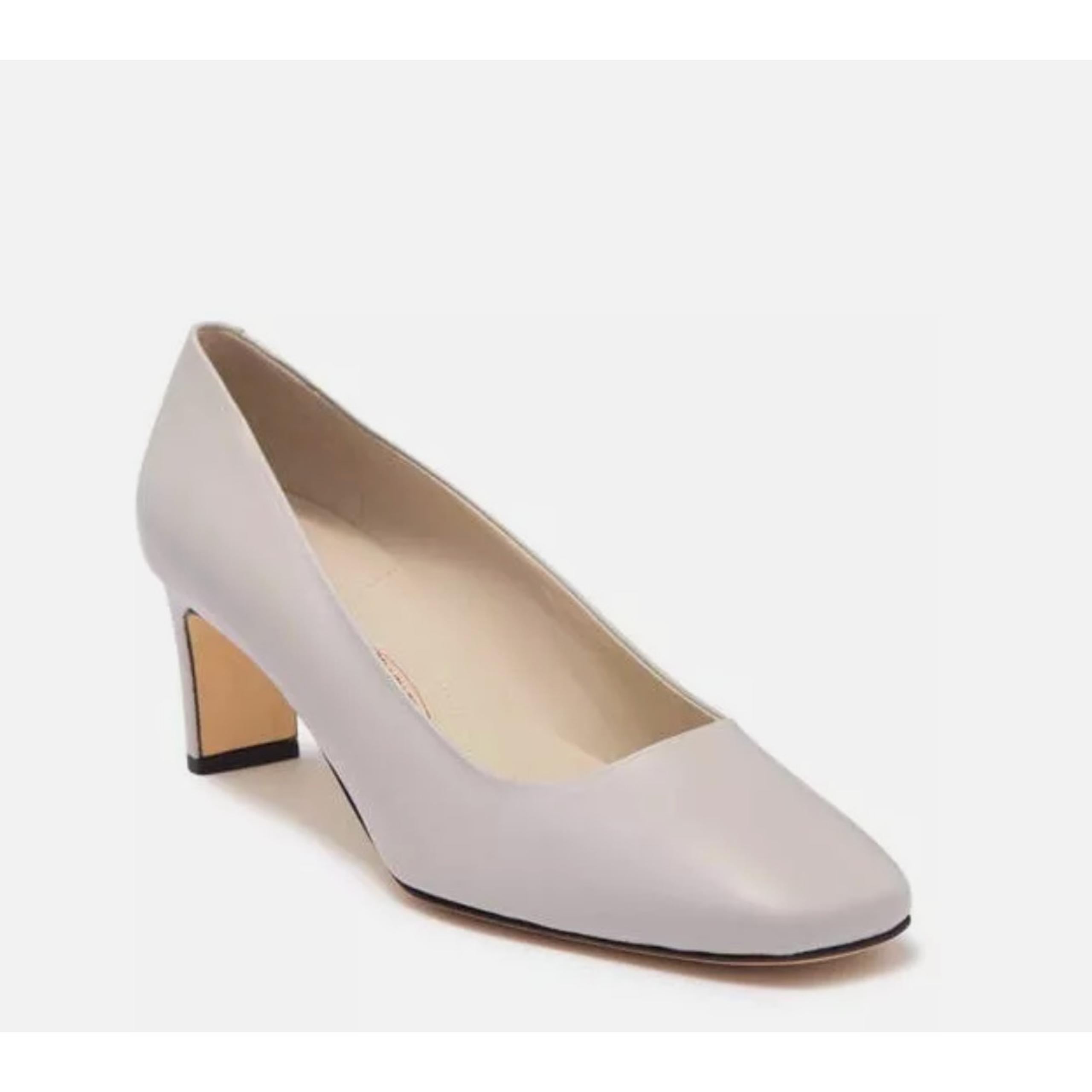 Amalfi by Rangoni Sven Leather Pumps 11.5 Cream White Heels Bridal Comfort
