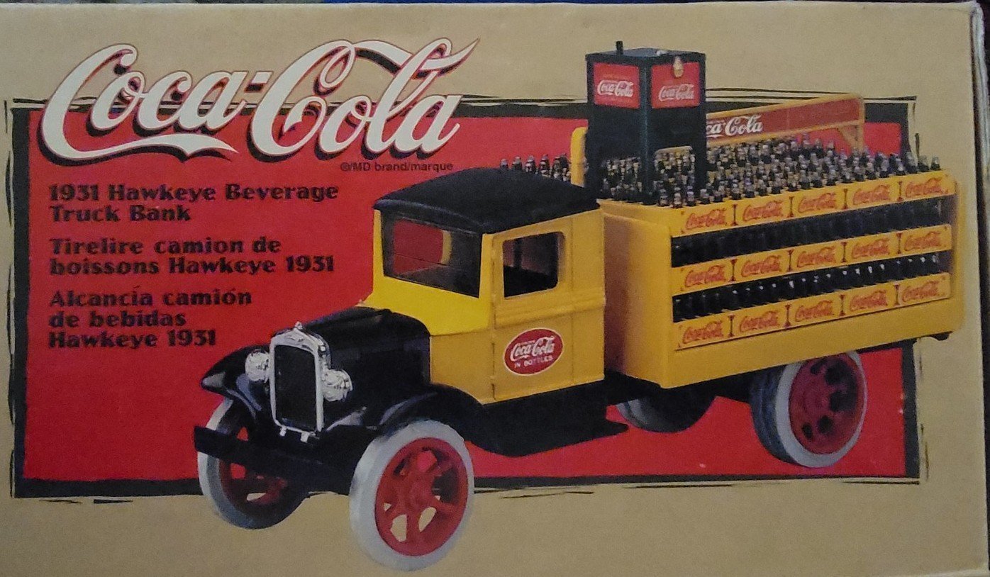 Mattel 1/34 scale Coca-Cola 1931 Drive Refreshed Delivery Truck, NRFB #27023