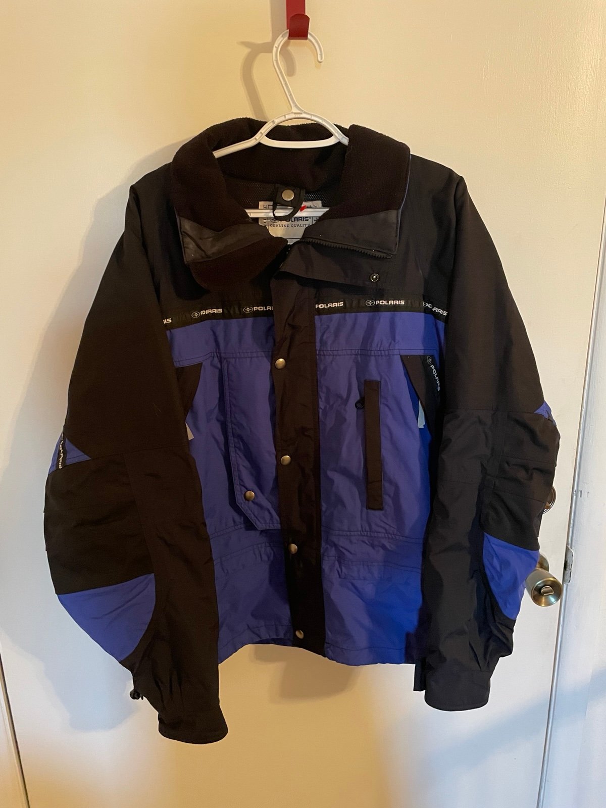 Polaris Men's Snowmobiling Blue & Black Jacket Size Medium S0091.10