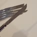 Vintage ZYLCO Electro Edge Saladmaster 400 Set of 6 Knives Felt-Lined Wood Box