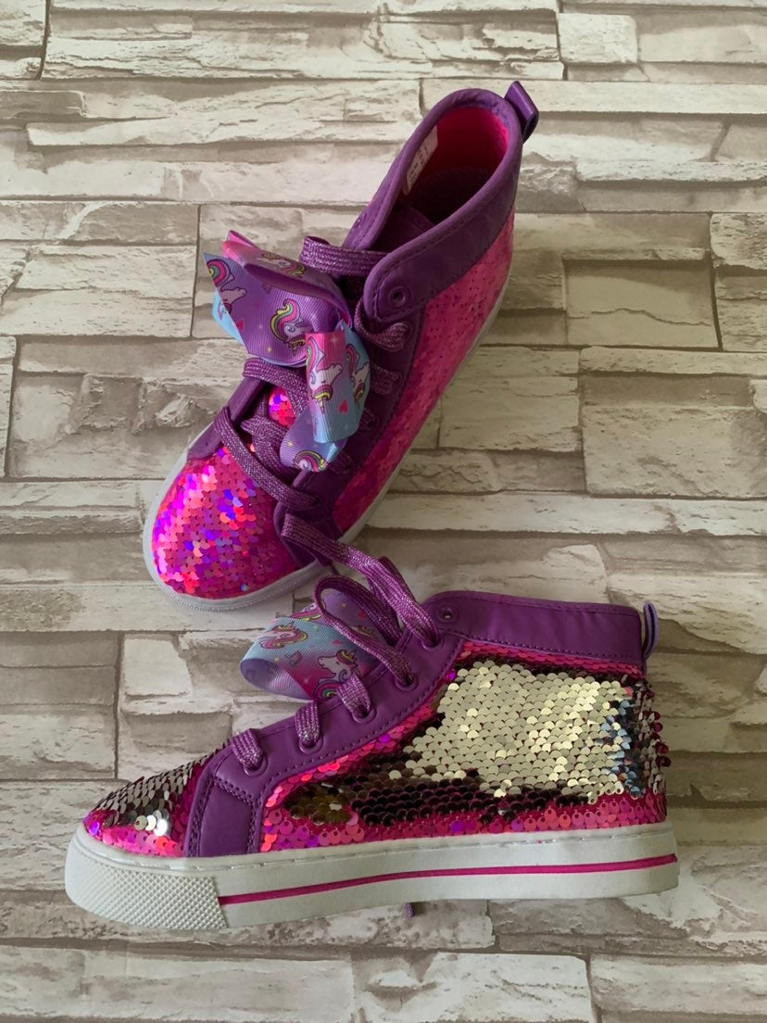 JOJO SIWA PINK SEQUINED HIGH TOP SHOES 3