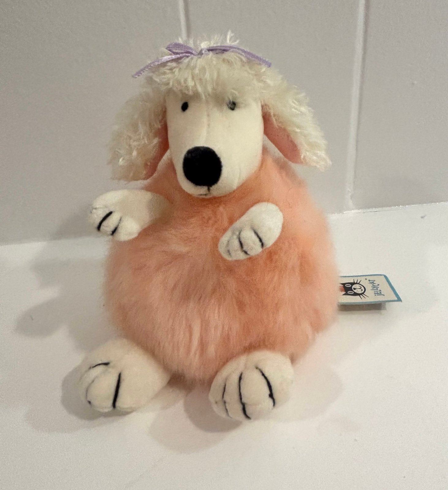 Jellycat puffball poodle 5.5” vintage - NWT