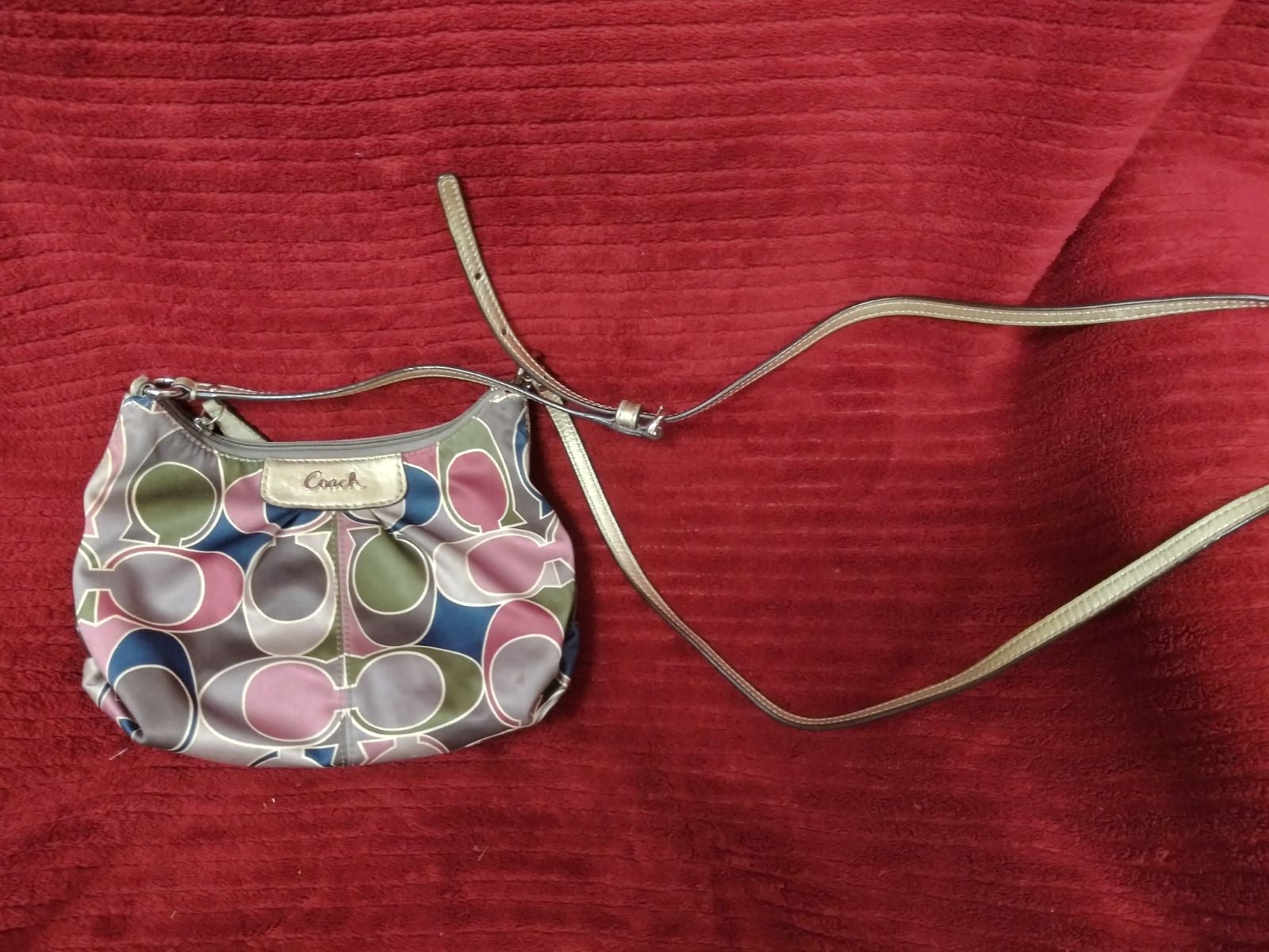 Coach Beige/Multicolor Crossbody