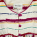 Vintage Keyloun for Neiman Marcus Multicolor Stripe Caftan House Dress Robe S