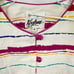 Vintage Keyloun for Neiman Marcus Multicolor Stripe Caftan House Dress Robe S