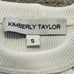 Kimberly Taylor Women Small Dress Grace Side Cutout Ribbed Midi Halter White