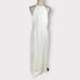 Shona Joy Core High Neck Ruched Dress Ivory Women's Size 10 NWOT