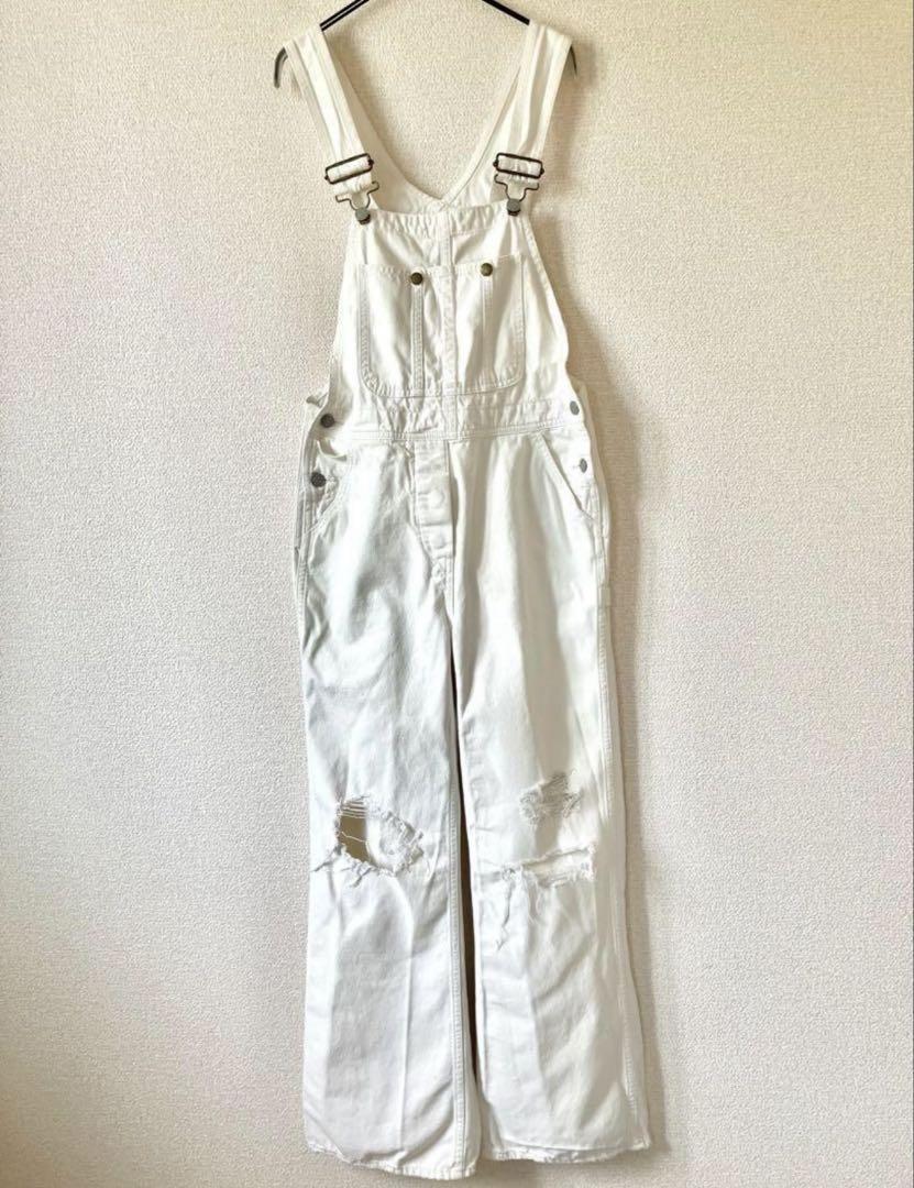 ロンハーマンRH Vintage White Overall オーバーオールXS
