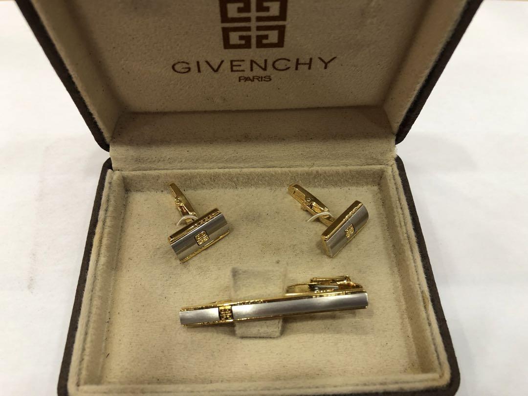 Givenchy Tie Pin and Cufflinks Set