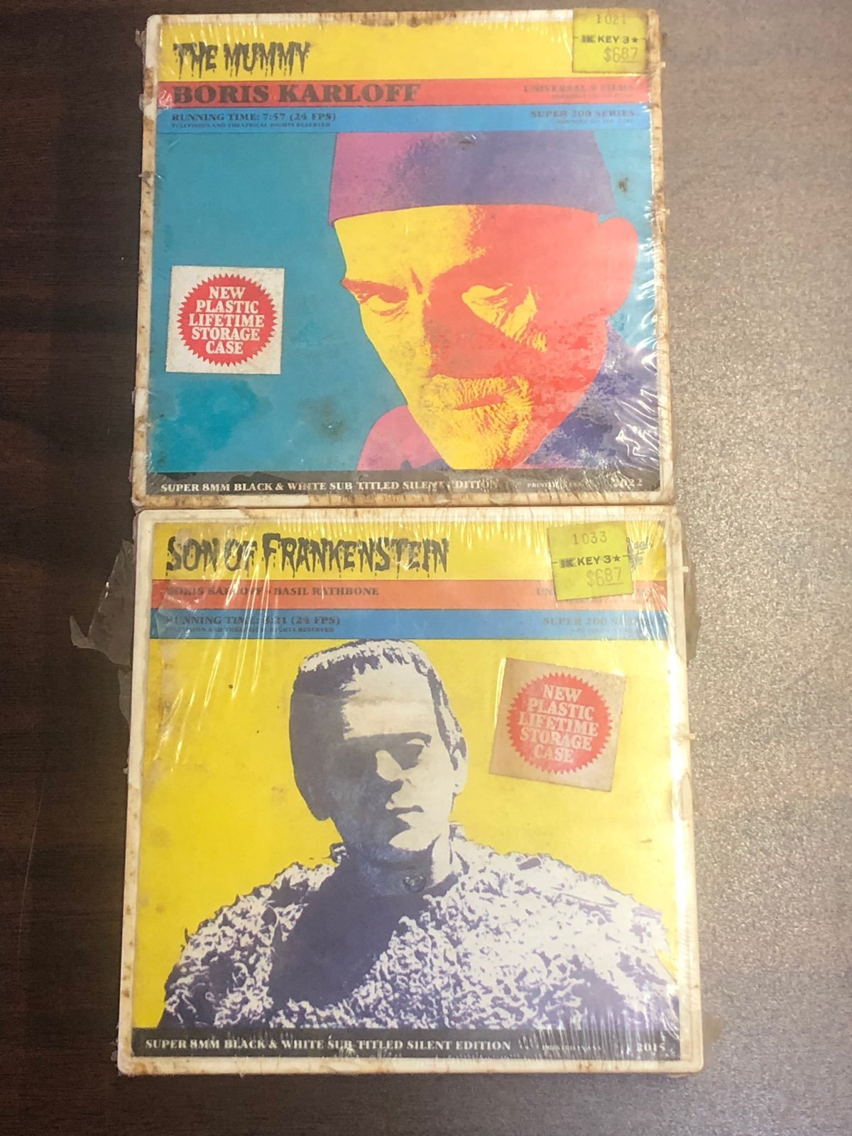 Vtg Super 8 Movie Lot Mummy Frankenstein