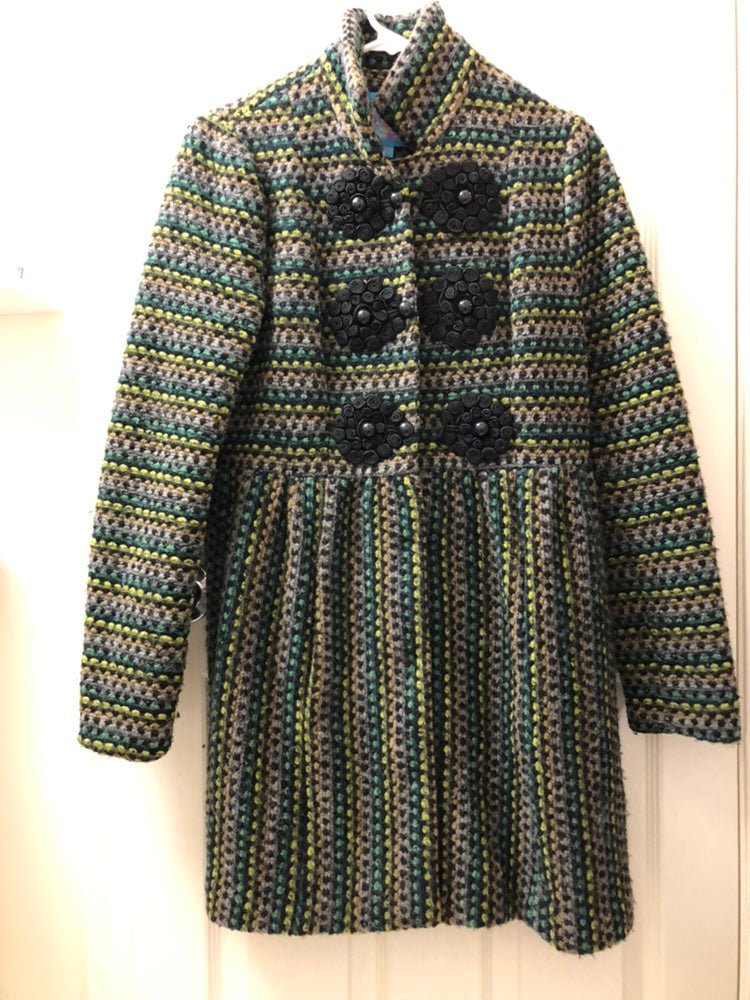 Anthropologie Plenty By Tracy Reese Cheongsam- Coat Size 6