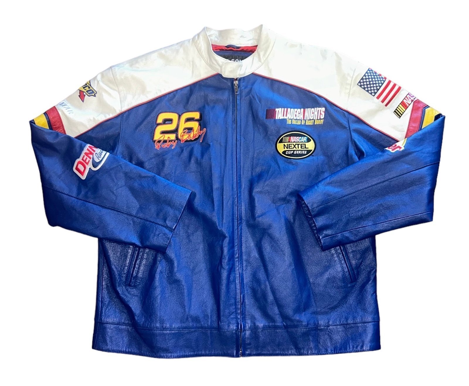 Ricky Bobobby NASCAR Leather Jacket