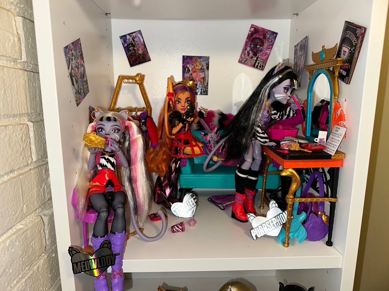 Monster High Hissfits Dressing Room LARGE Lot Fast Shipping