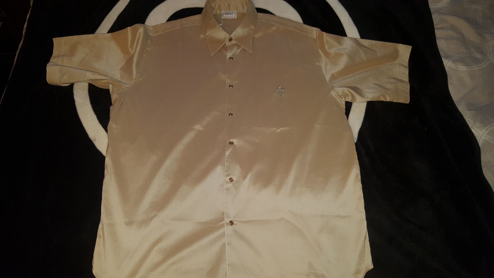Vtg Versace Sports Silk Shirt Sz.52