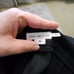 Good American Shiny Scuba Wide Trousers