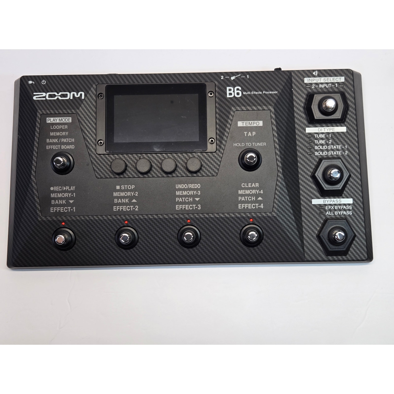 Zoom B6 Bass Guitar Multi-Effects Pedal Processor | Electric Guitar Equipment