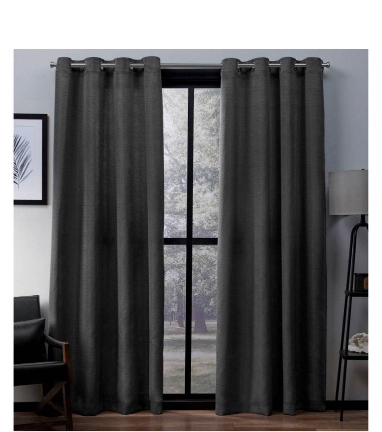 Set of 2 108”x54” curtain panels
