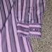 Bugatchi UOMO purple stripe shirt size L