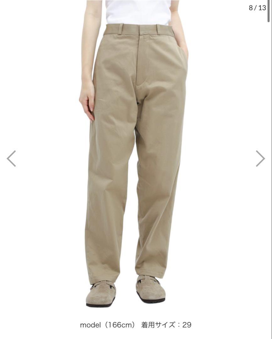 YAECA Chino Cloth Wide Tapered Pants