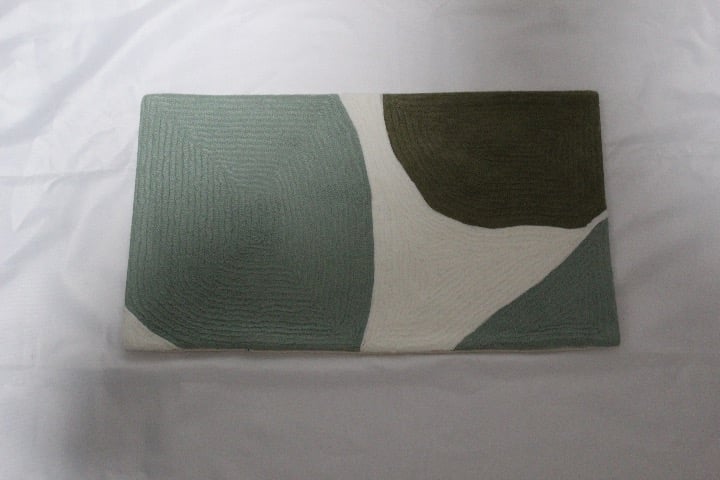 West Elm Color Block Textured Pillow Cover.