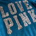 VS PINK holiday green gold bling vintage velour hoodie XS