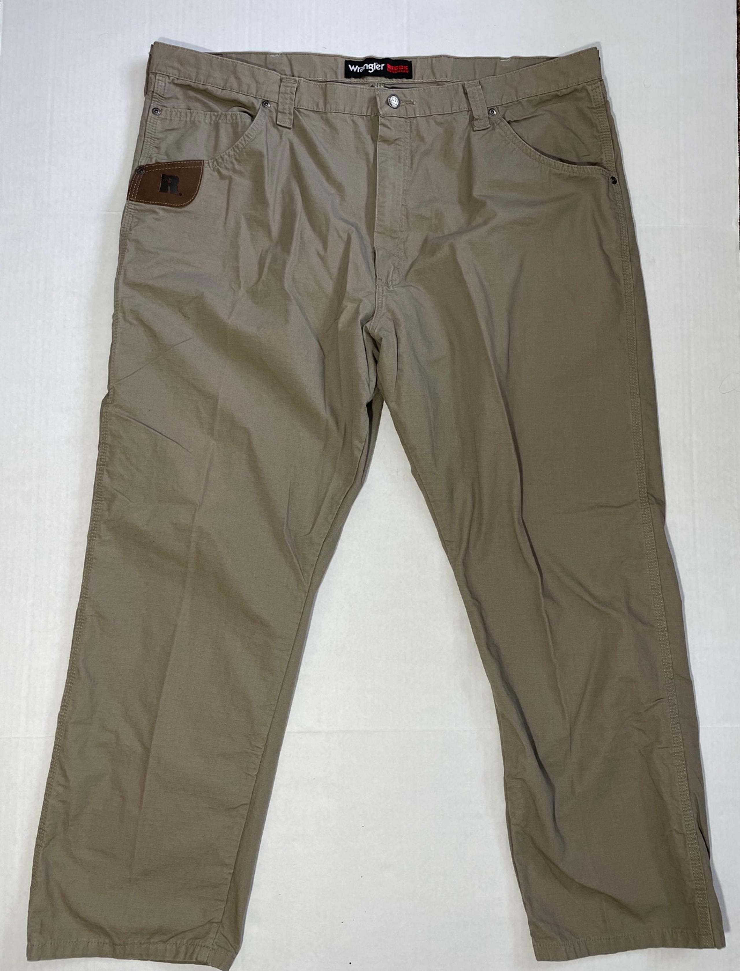 Wrangler Riggs Mens Size 42x30 Workwear Carpenter Relaxed RipStop Work Pants
