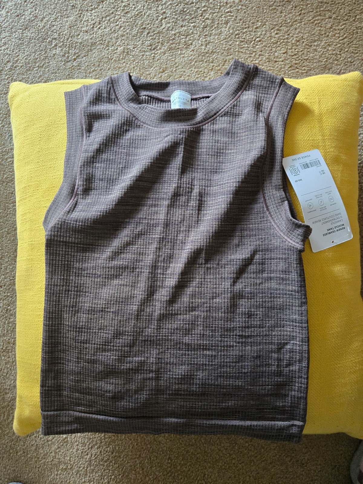 New athleta renew seamless muscle tank. Xs