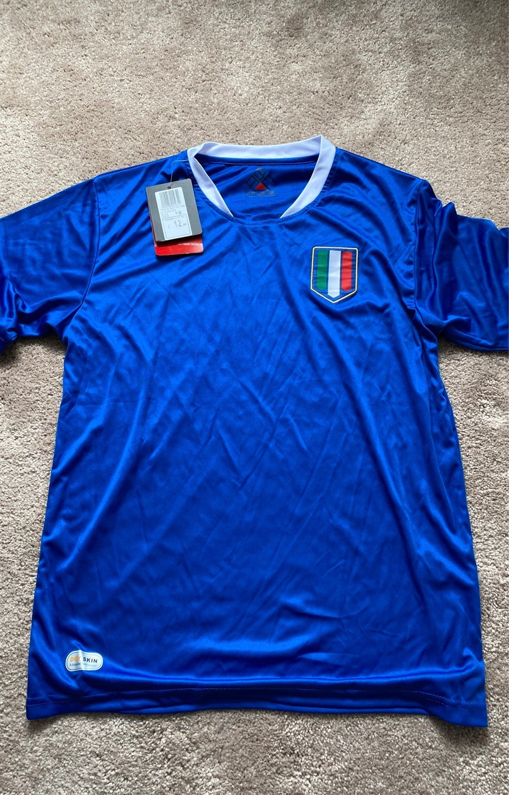 Italy jersey soccer brand new w/ tags