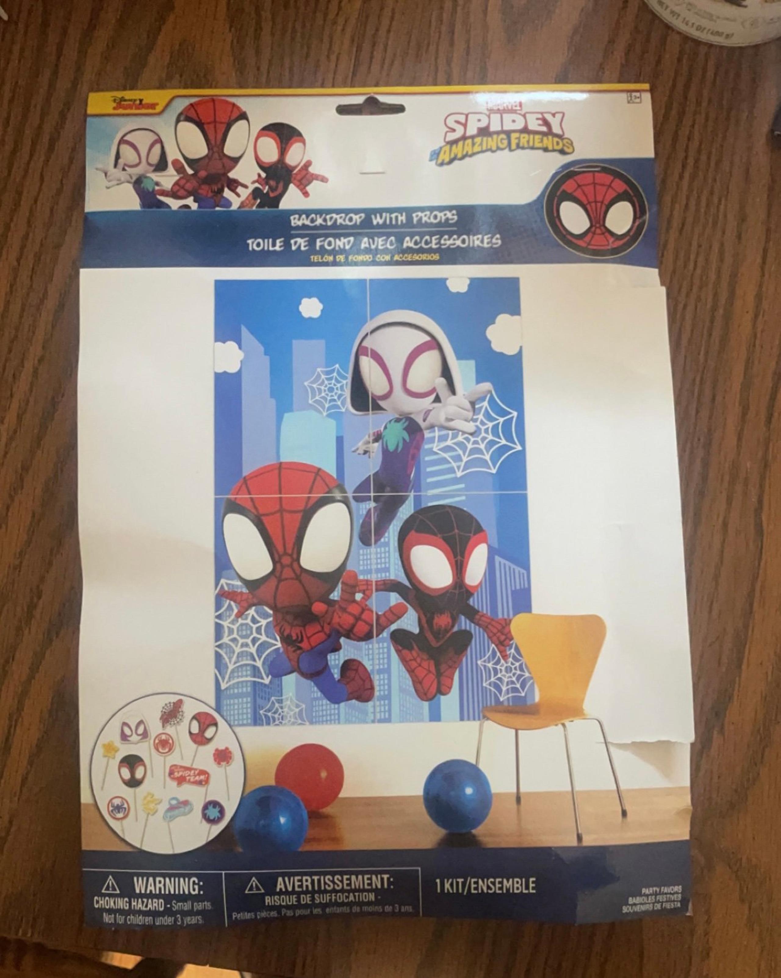 Marvel spidey amazing friends party decorations