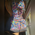 NWT Blue Rod Beaty bold rush strapless bandeau tankini top and bottom multi