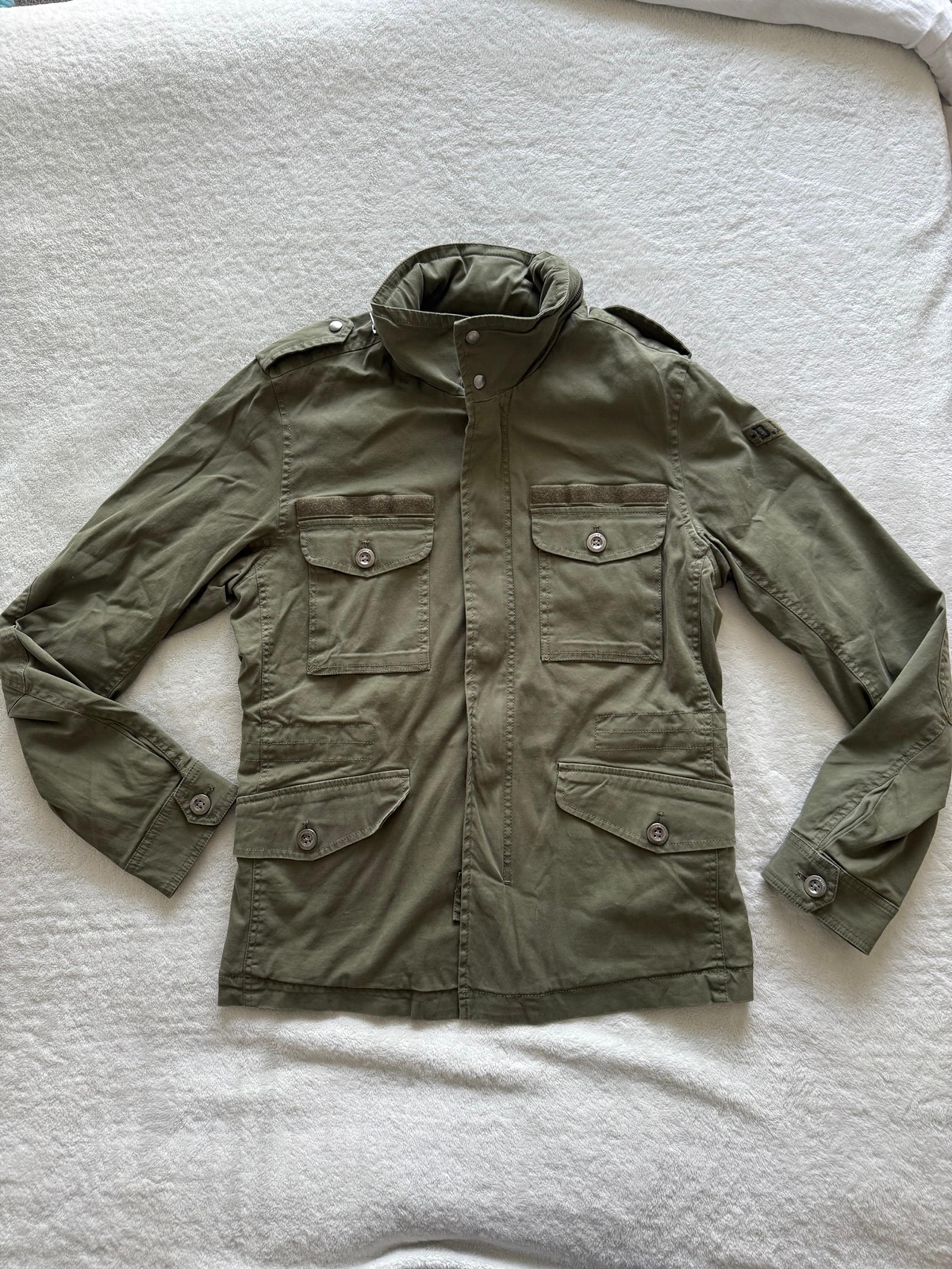 Diesel Military Style Coat with Hood