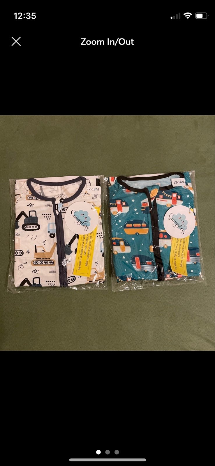 Bundle of Snugglers Bamboo Zippy Rompers 12-18