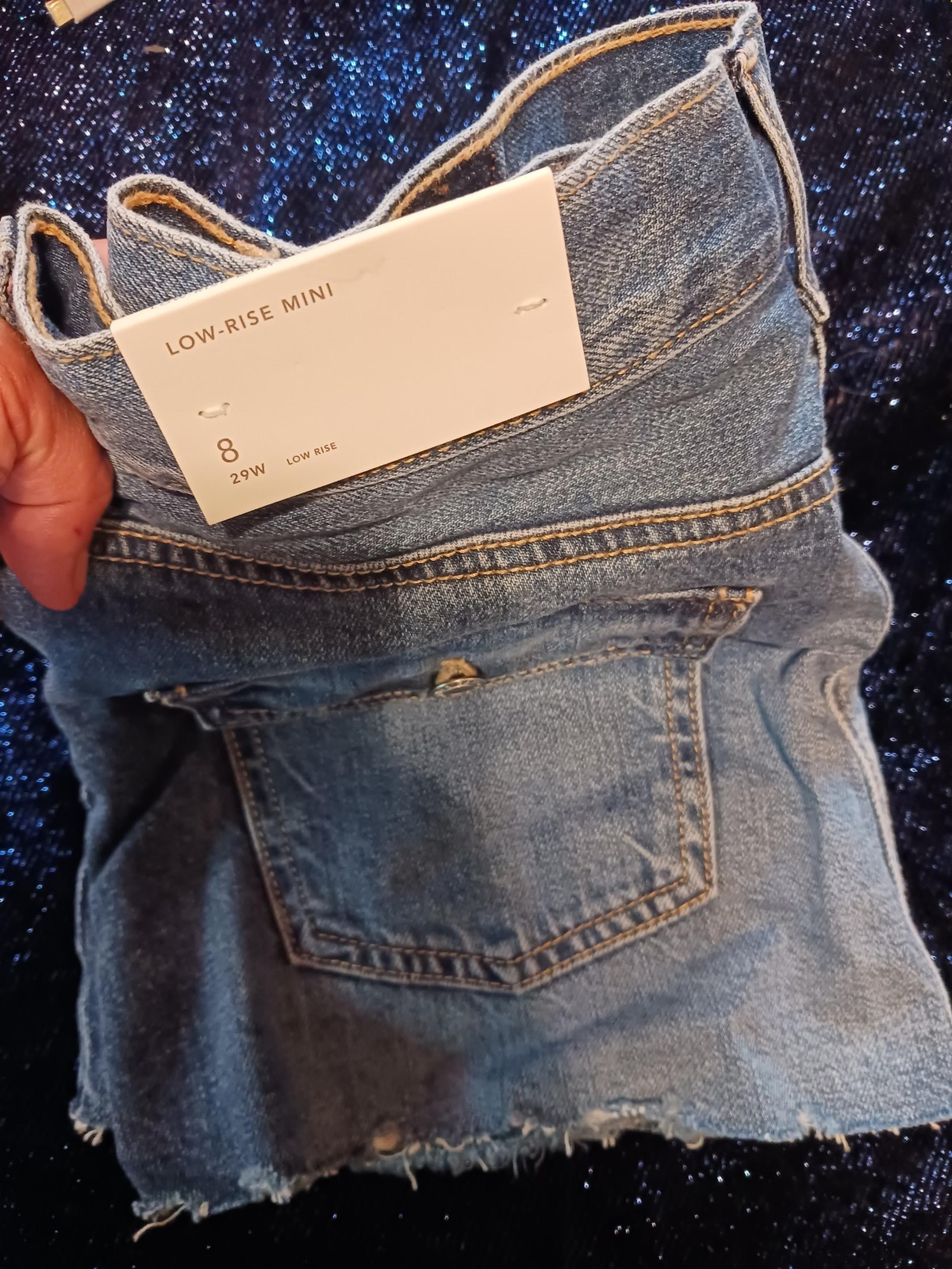 American Eagle demin mini skirt size 8