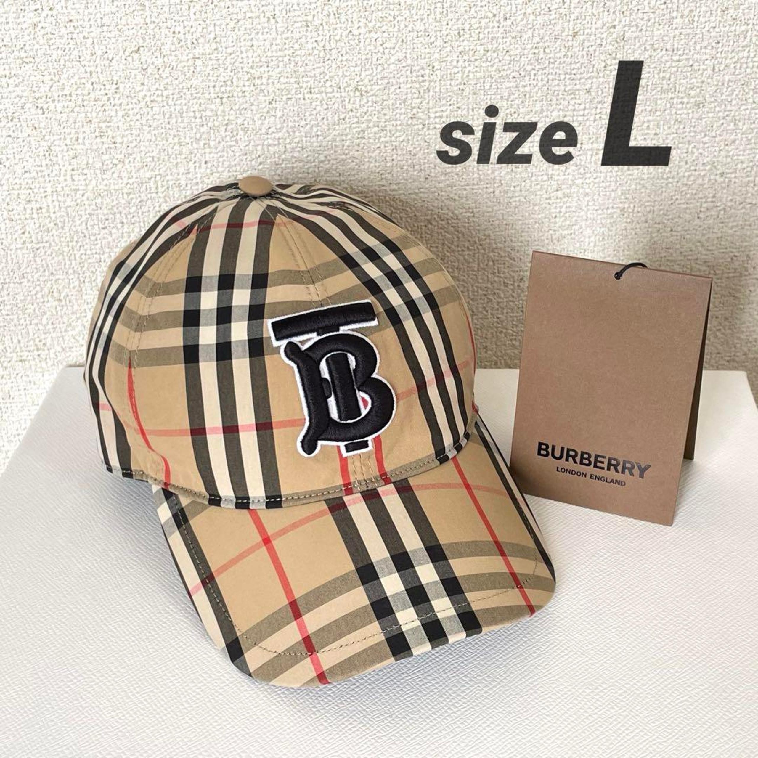 BURBERRY Burberry TB Logo Check Baseball Cap Cotton