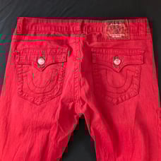 True Religion jeans red Limited edition