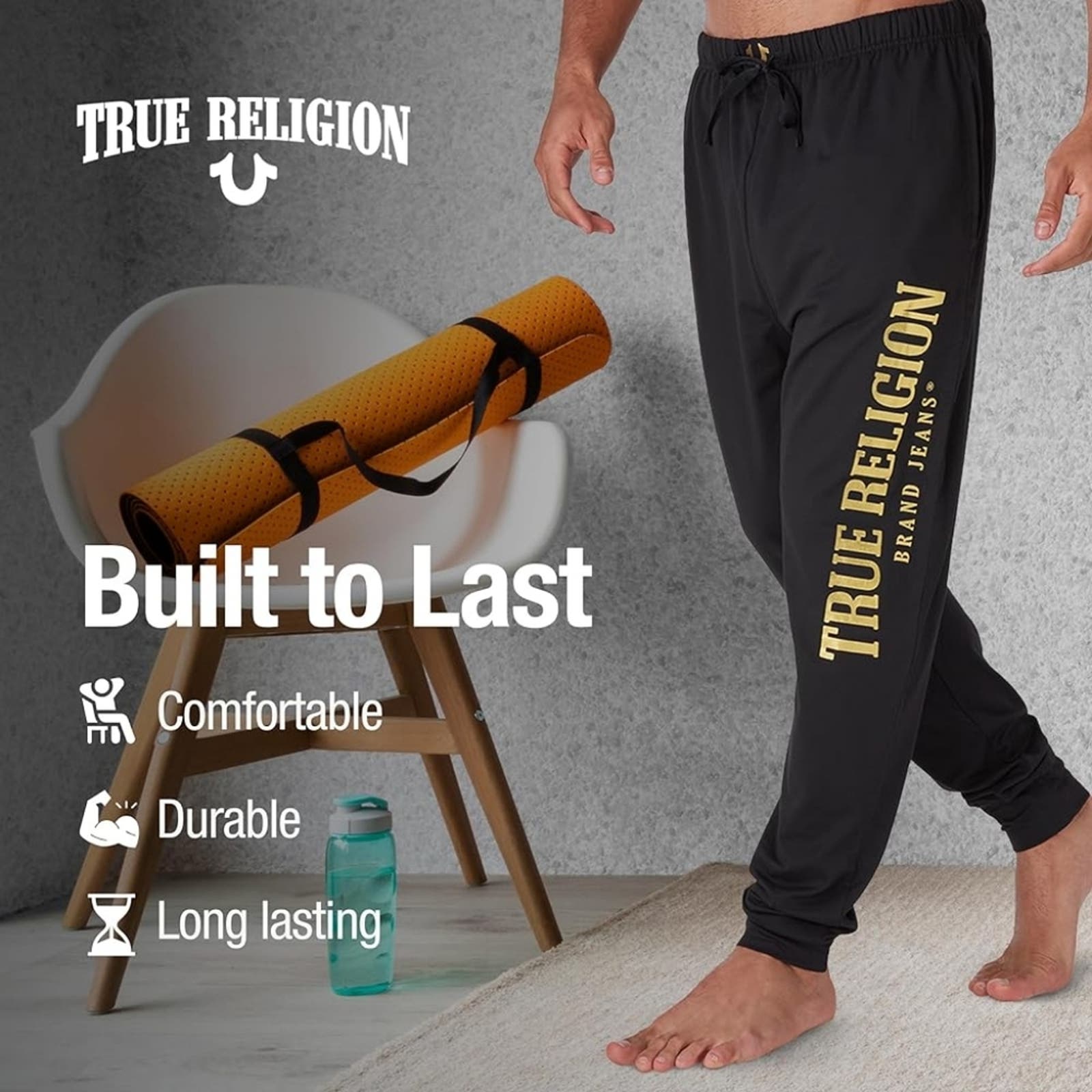 True Religion Loungewear Jogger Pants NWT, size Large
