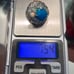 Beautiful Fire Opal and Blue Appetite Ring in a size 6