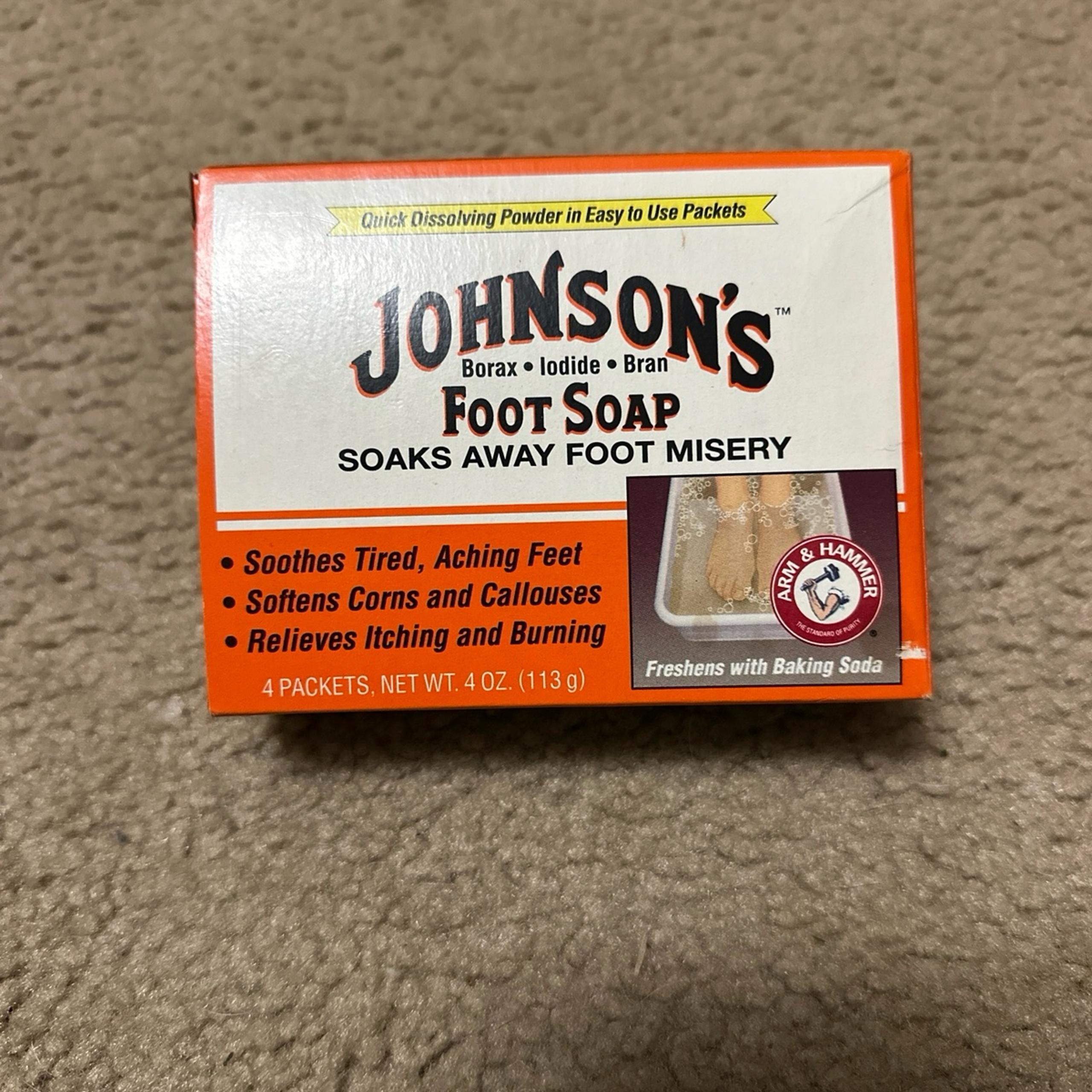 ’s Foot Soap - Johnson