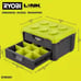 Ryobi LINK 2-Drawer Modular Tool Box NEW !